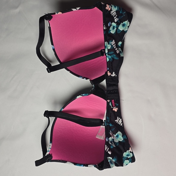 Pink Victoria secret t-shirt lightly lined underwire bra size 34C. - Picture 3 of 7
